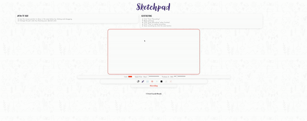 Sketchpad application